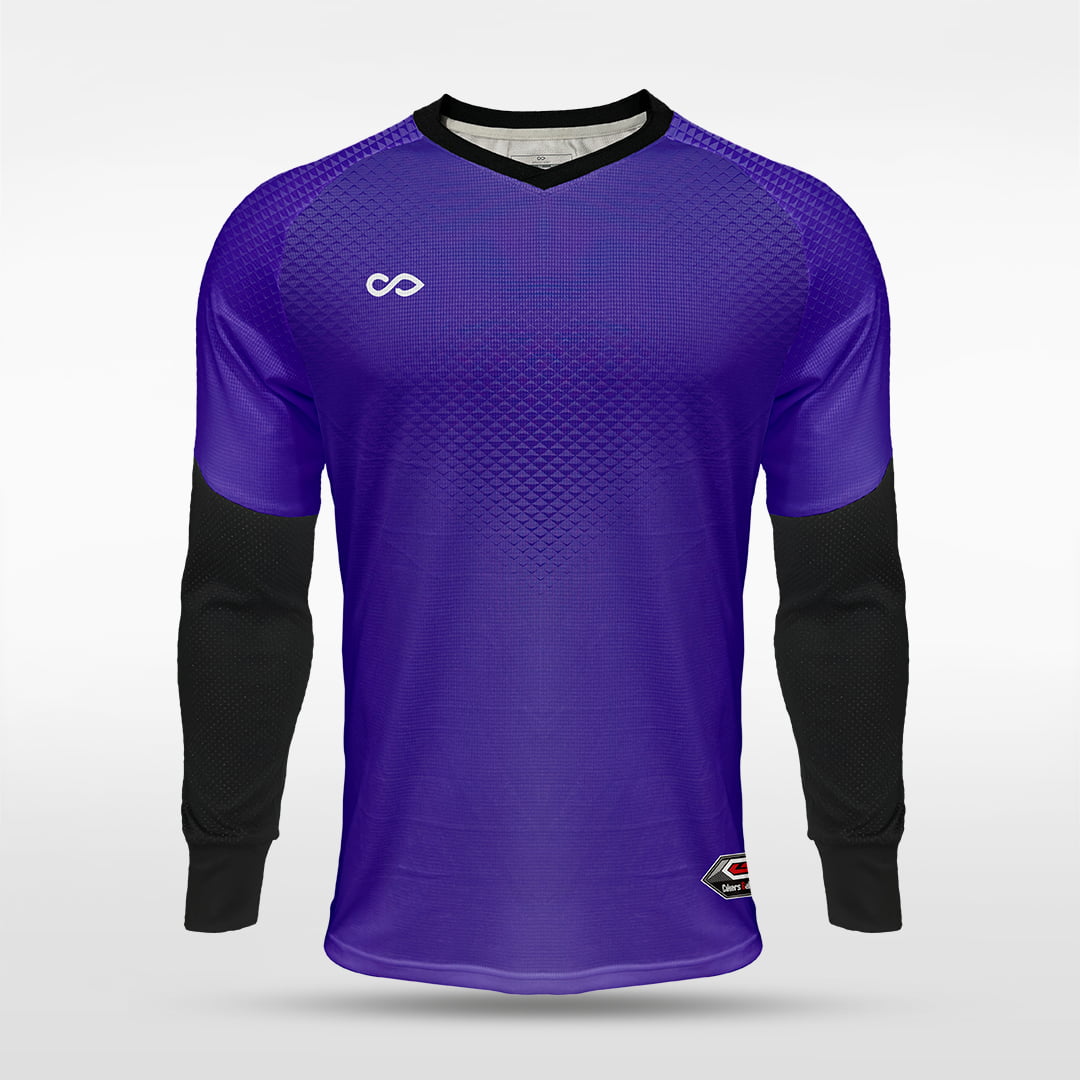 Long Sleeve Goalkeeper Jersey Binre - WS222GYUV3 purple
