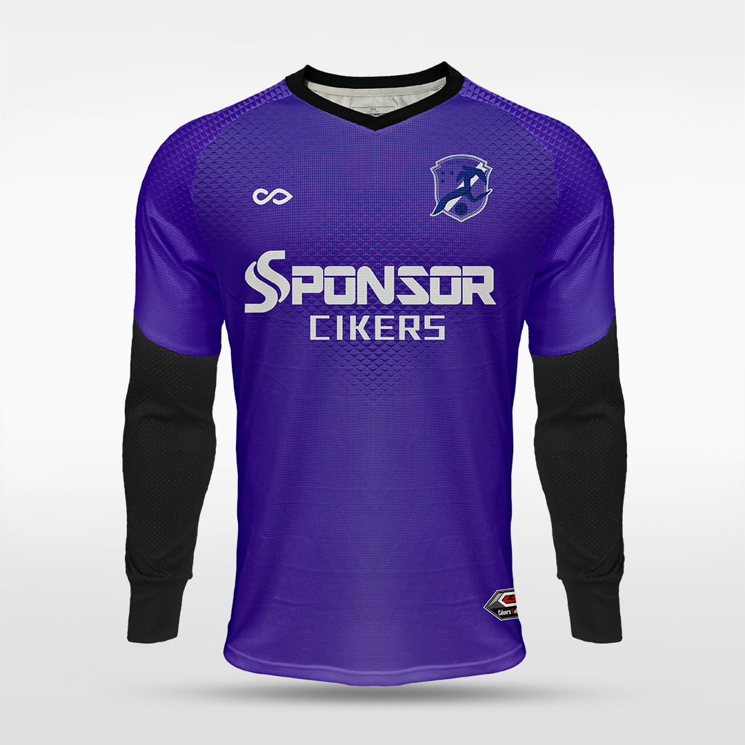 Long Sleeve Goalkeeper Jersey Binre - WS222GYUV3 purple