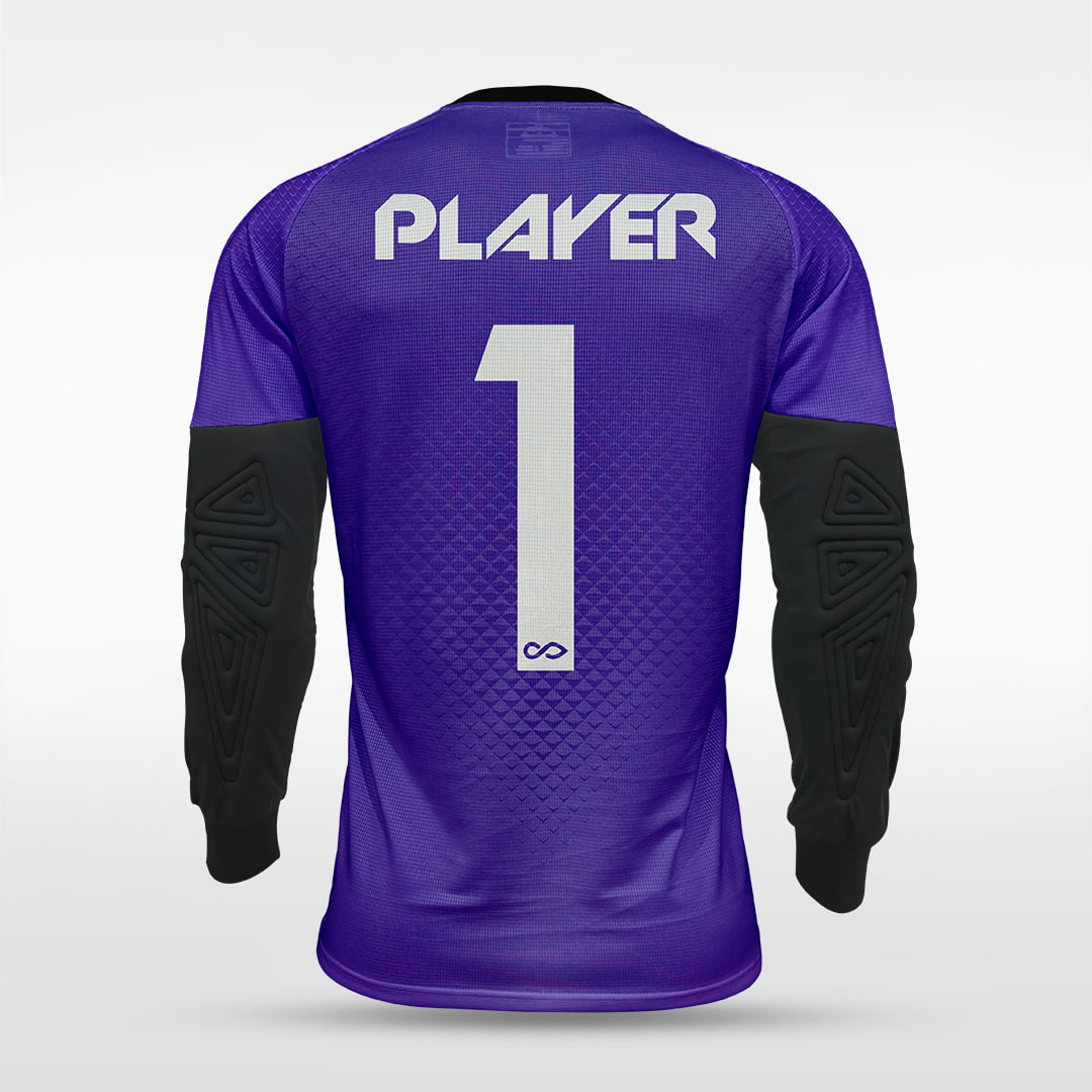 Long Sleeve Goalkeeper Jersey Binre - WS222GYUV3 purple