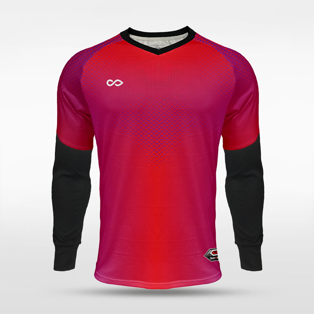 Long Sleeve Goalkeeper Jersey Binre - WS222GYUV3 red