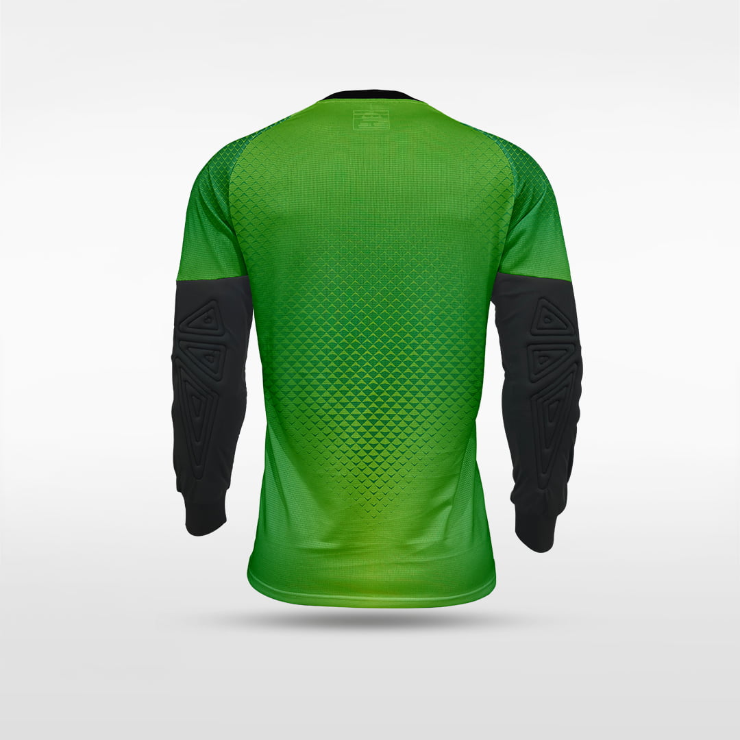Kid Long Sleeve Goalkeeper Jersey Binre - WS222GYUV8 darkgreen
