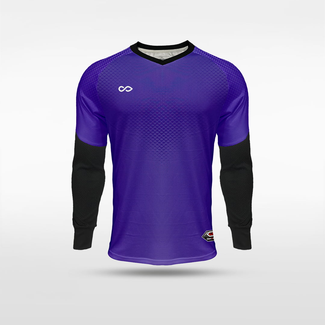Kid Long Sleeve Goalkeeper Jersey Binre - WS222GYUV8 purple