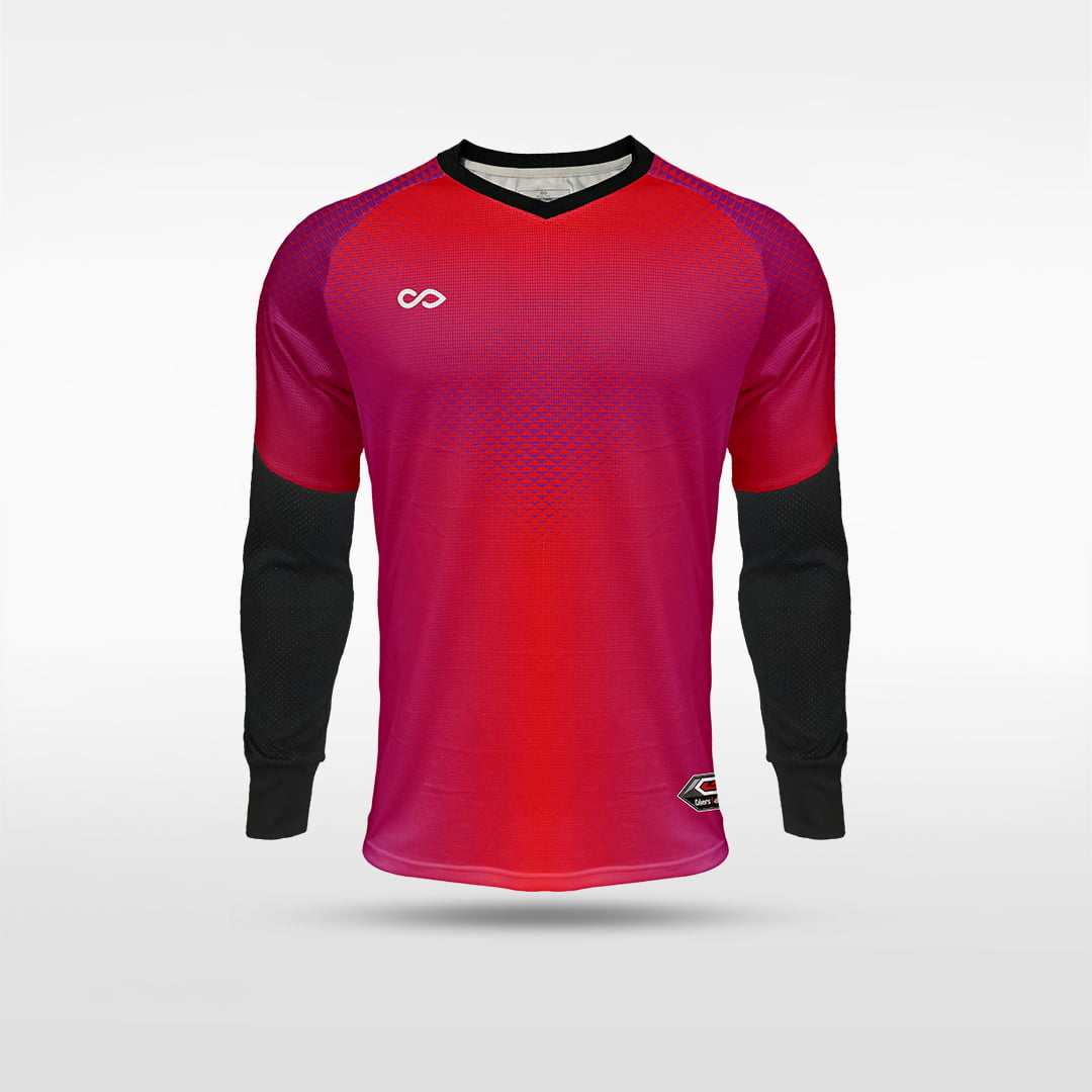 Kid Long Sleeve Goalkeeper Jersey Binre - WS222GYUV8 red