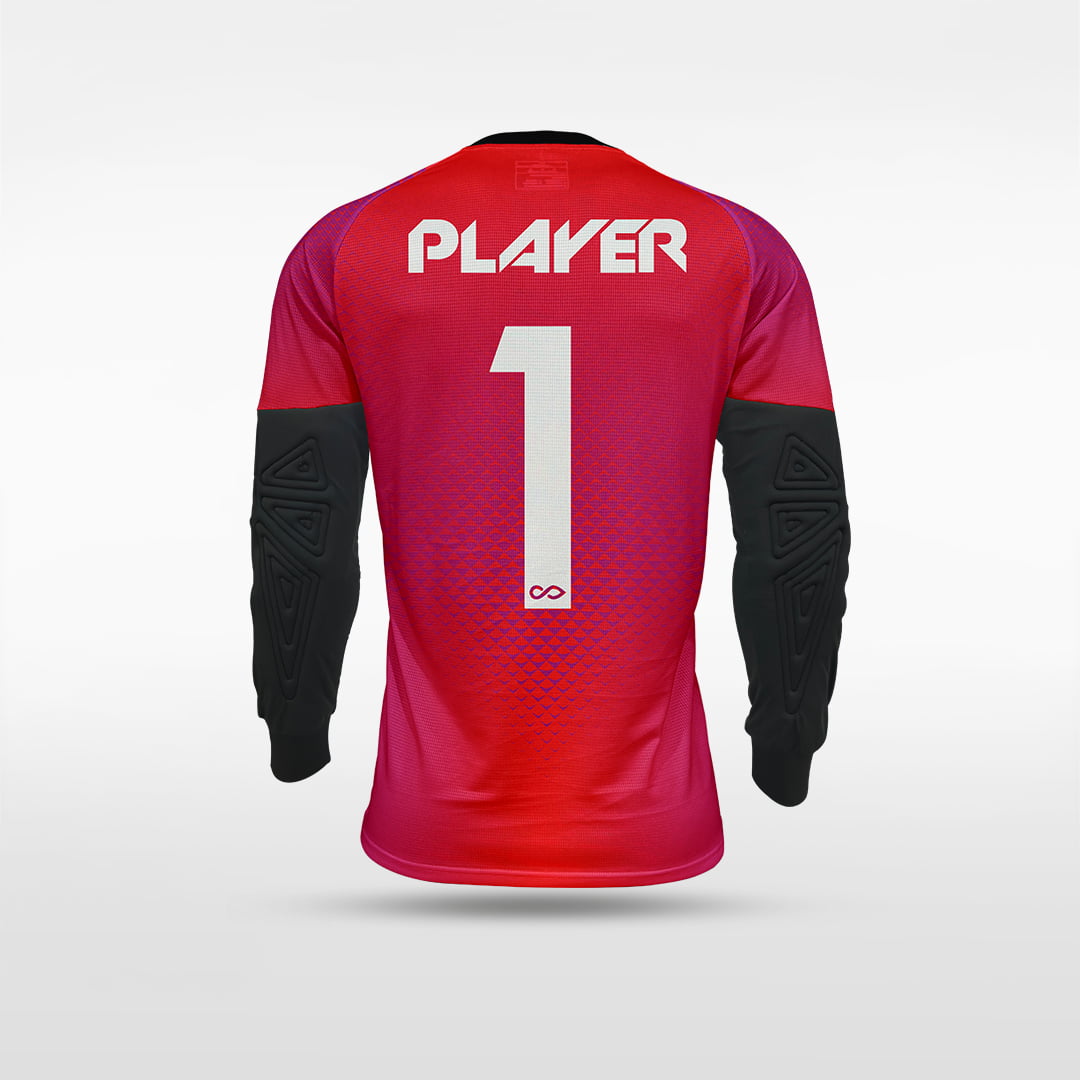 Kid Long Sleeve Goalkeeper Jersey Binre - WS222GYUV8 red
