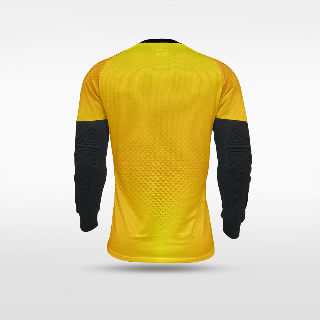 Kid Long Sleeve Goalkeeper Jersey Binre - WS222GYUV8 yellow