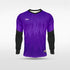 Kid Long Sleeve Goalkeeper Jersey Ignara - WS222GYVQ8 darkmagenta