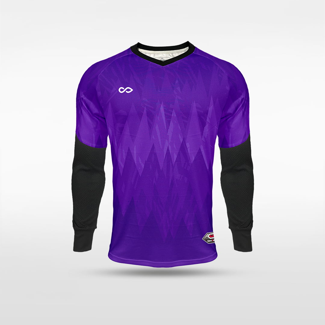 Kid Long Sleeve Goalkeeper Jersey Ignara - WS222GYVQ8 darkmagenta