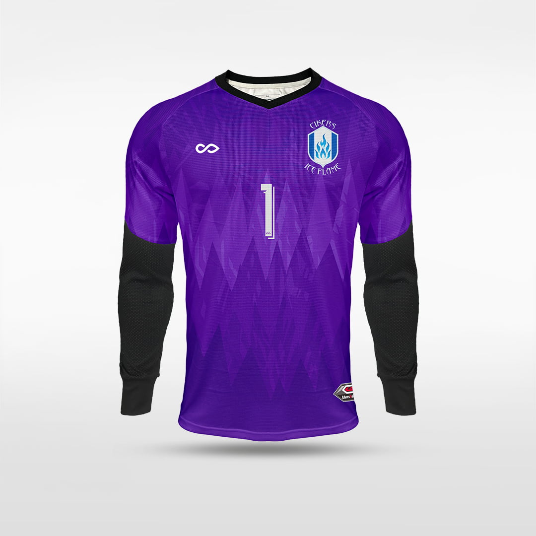 Kid Long Sleeve Goalkeeper Jersey Ignara - WS222GYVQ8 darkmagenta
