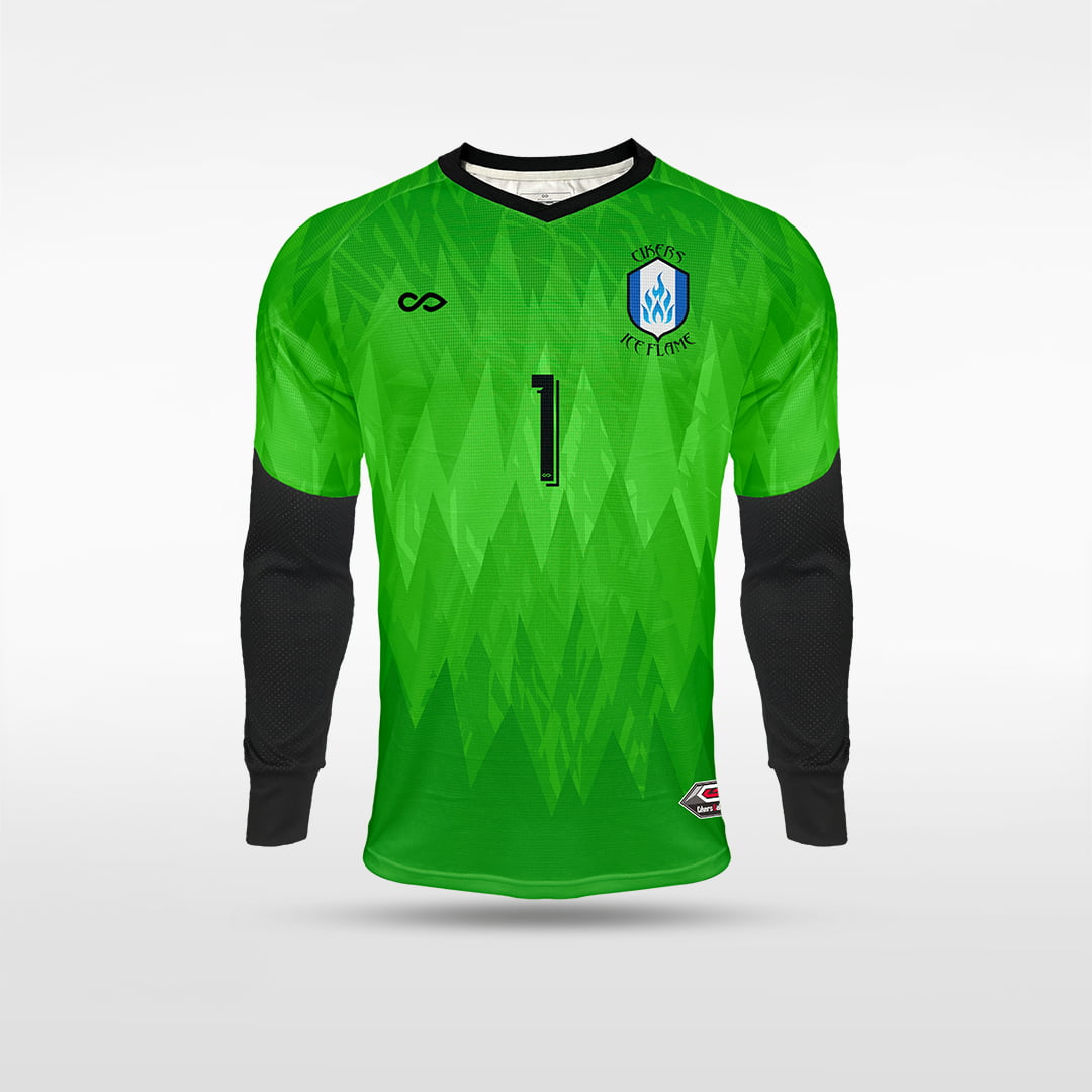 Kid Long Sleeve Goalkeeper Jersey Ignara - WS222GYVQ8 limegreen