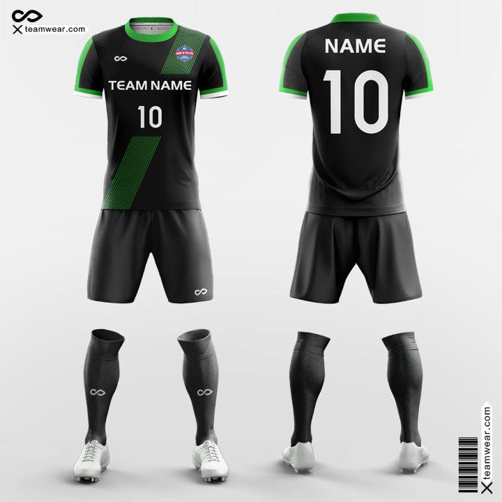 Kids Custom Soccer Uniforms Sublimation Black