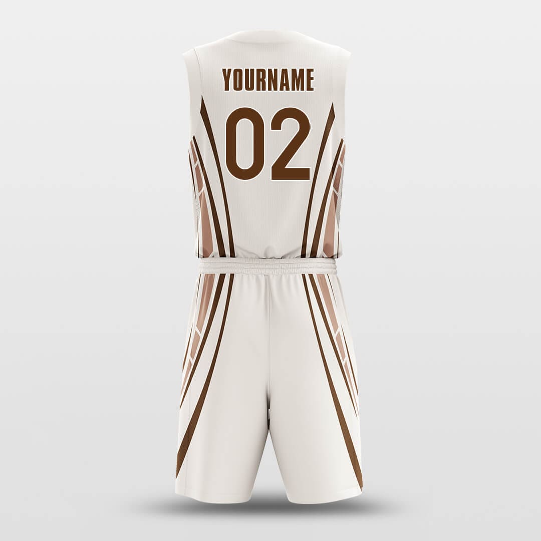 apricot custom basketball jersey