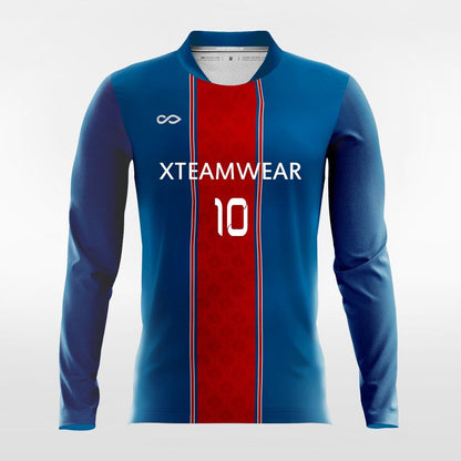 Dark Blue Soccer Jersey Design