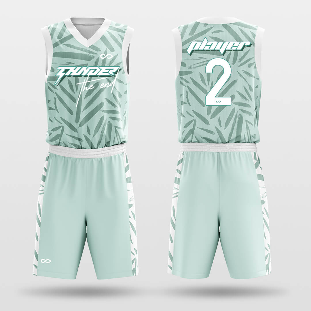 Green Basketball Jersey Set