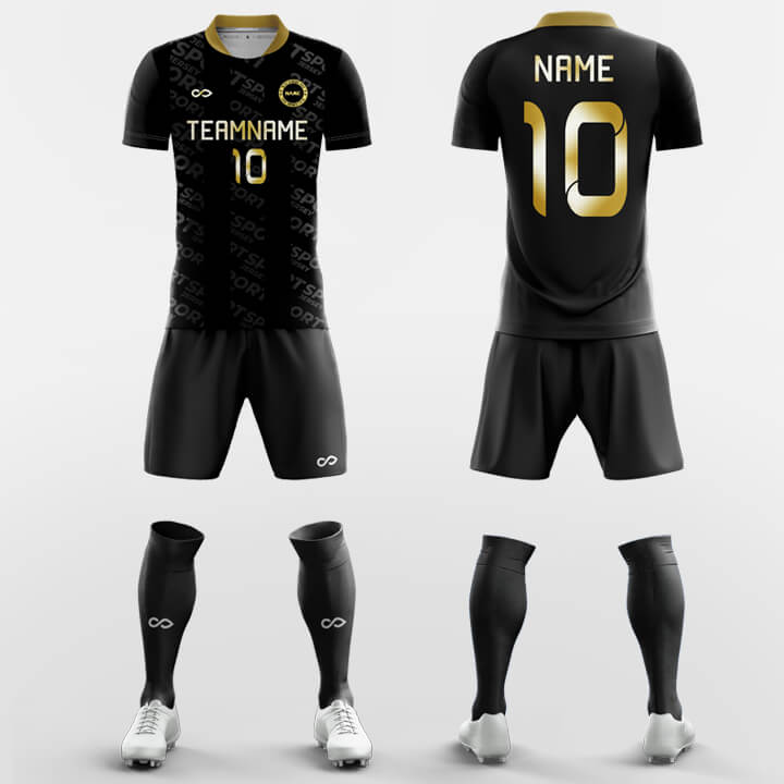 black gold soccer jersey