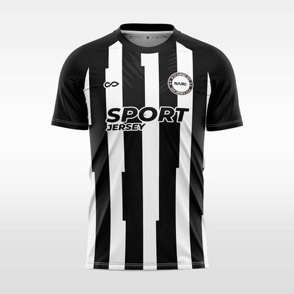  black soccer jersey for men sublimation