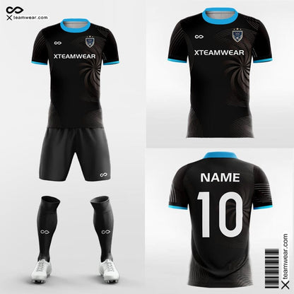 black soccer jersey windmill for academy