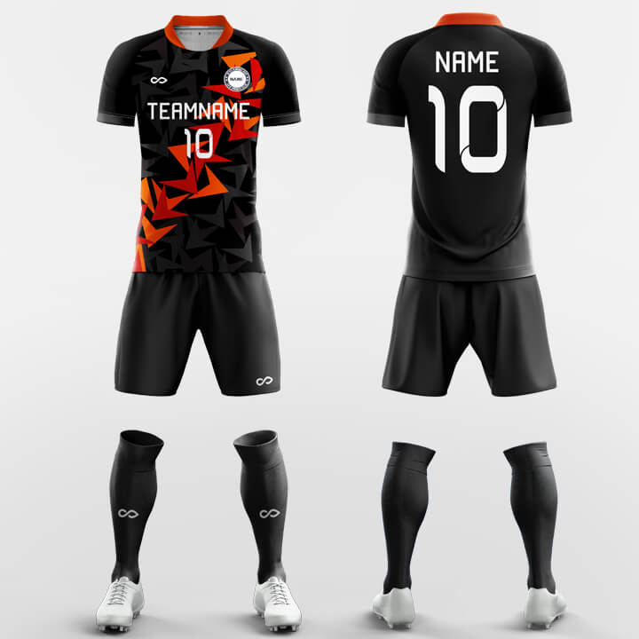 black soccer jersey