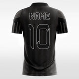 black soccer jersey