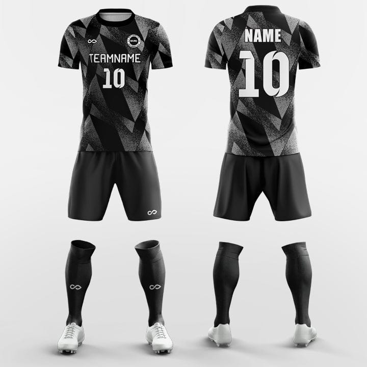 black soccer jersey