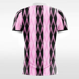 black stripe custom soccer jersey