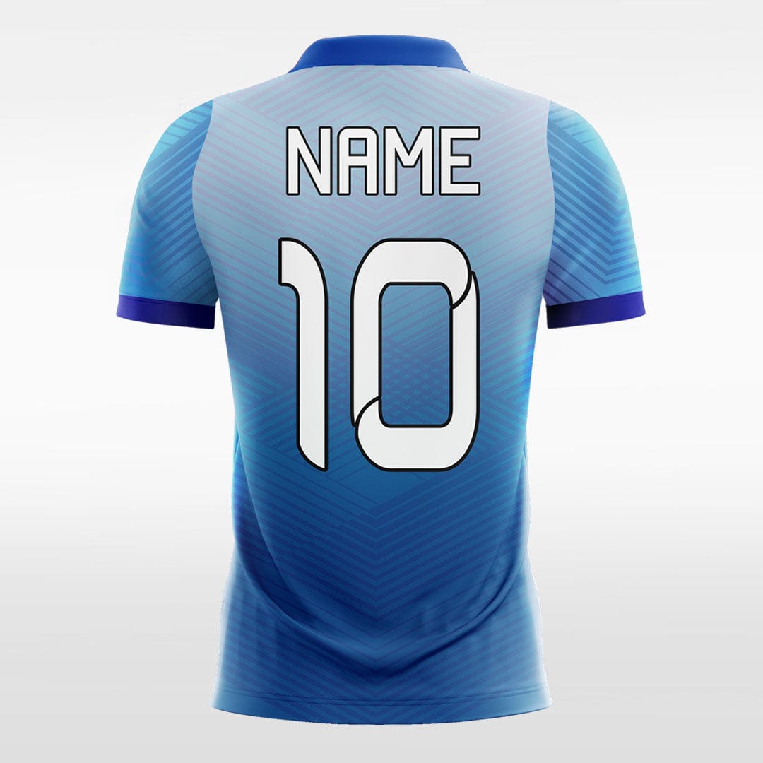 blue gradient team jerseys design