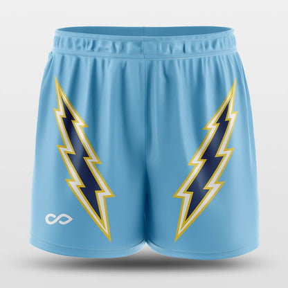 blue lightning training short