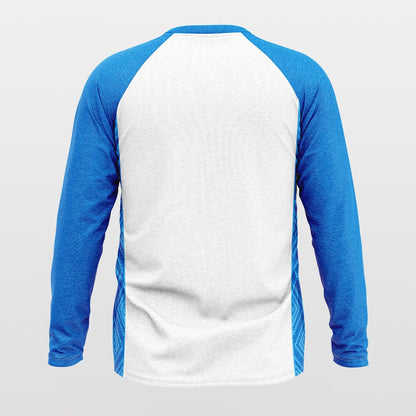      blue long sleeve jersey