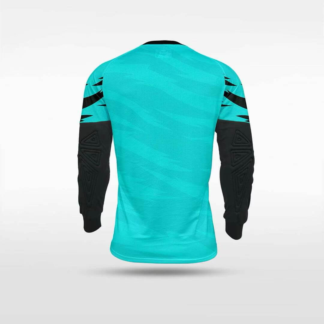 blue long sleeve soccer jersey