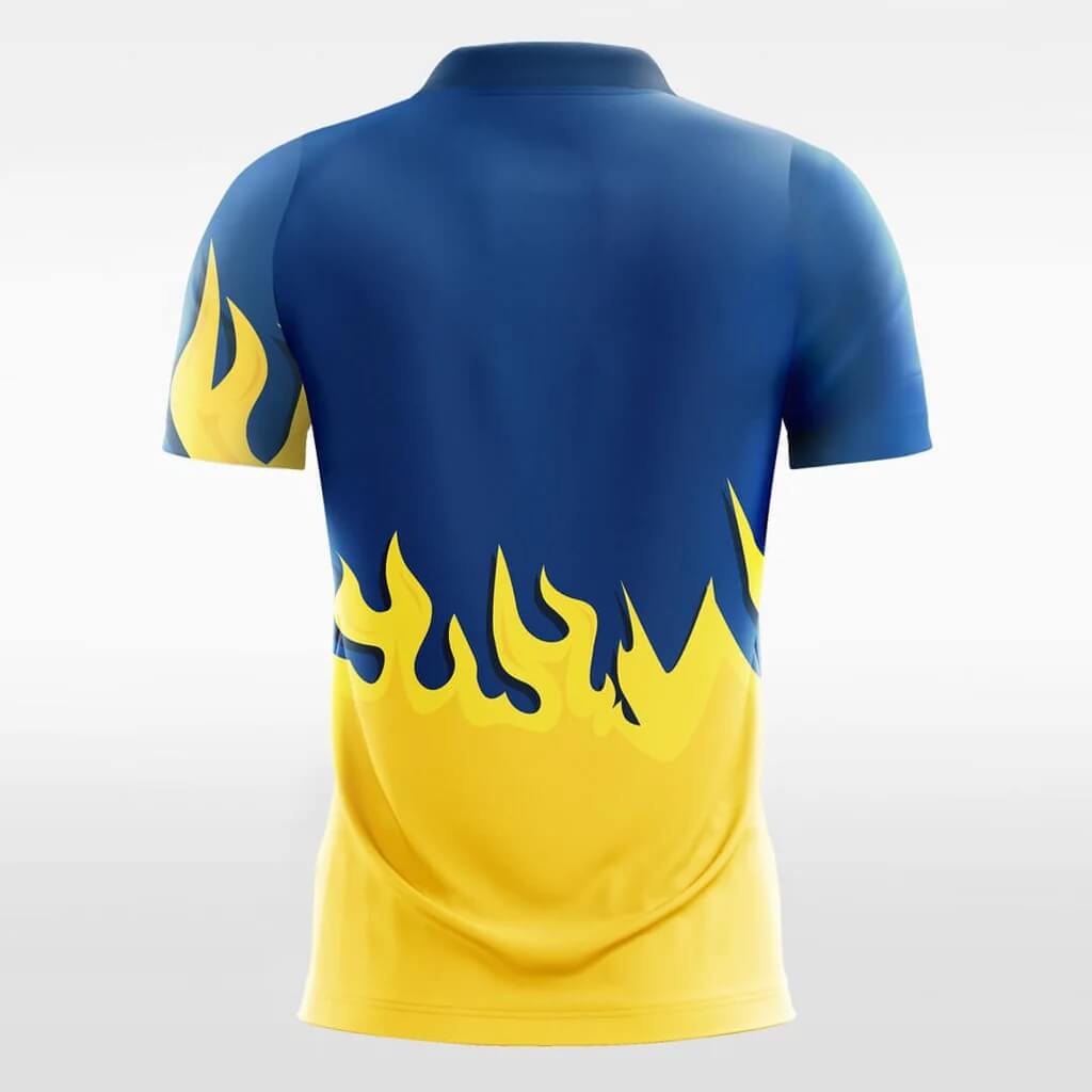 blue short handball jersey