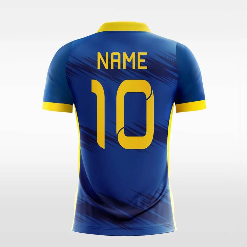 blue short handball jersey