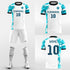 blue soccer jersey 