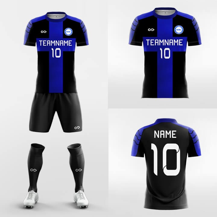 blue soccer jerseys kit