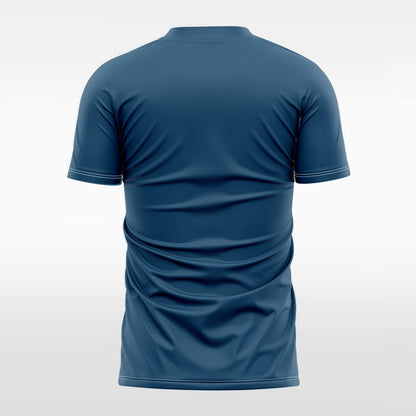 blue sublimated soccer jersey