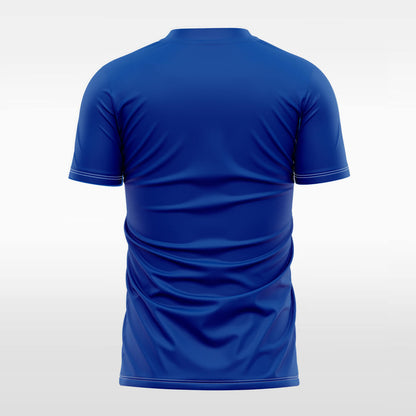 blue sublimated soccer jersey