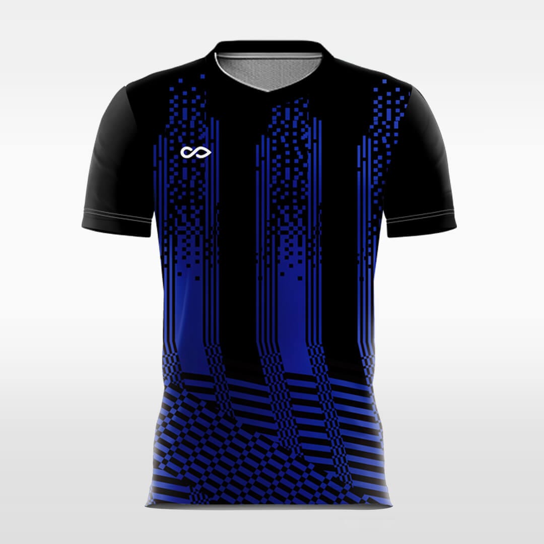 blue sublimation jersey