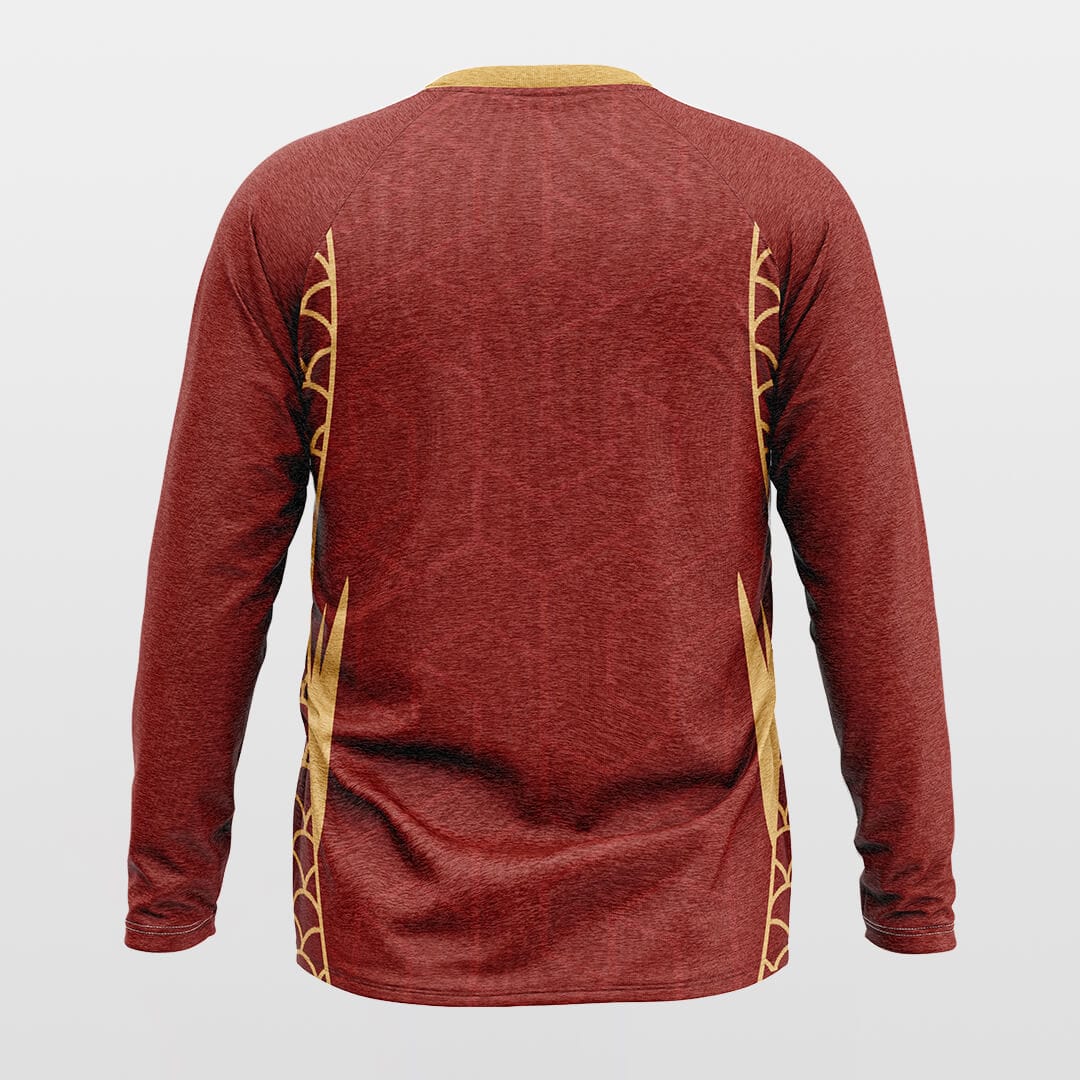 brown long sleeve jersey