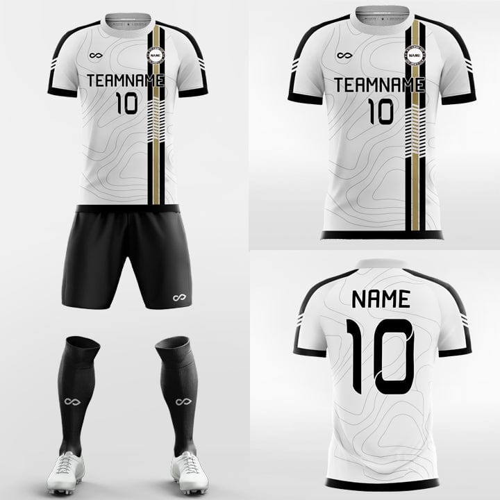 classic white jersey kit design