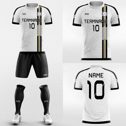 classic white jersey kit design