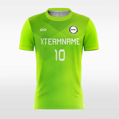 custom green jersey