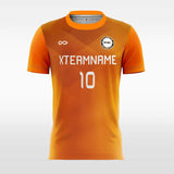 Vintage Neon Orange - Women Custom Soccer Jerseys Plaid Design