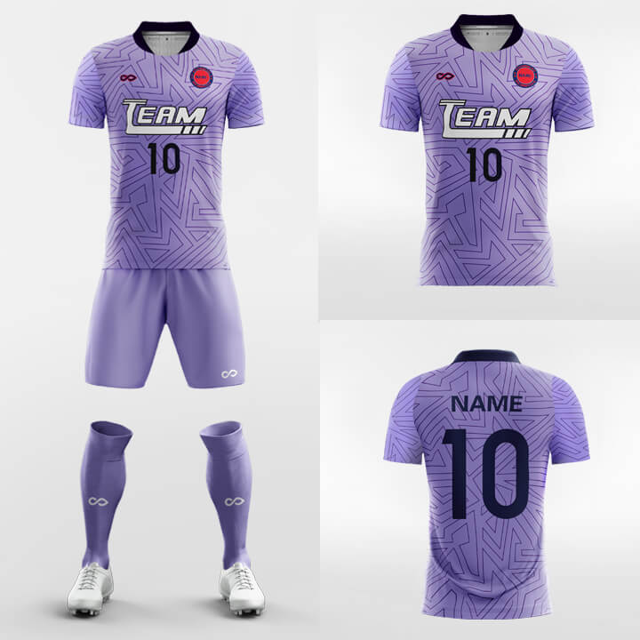 custom purplesoccer jerseys kit