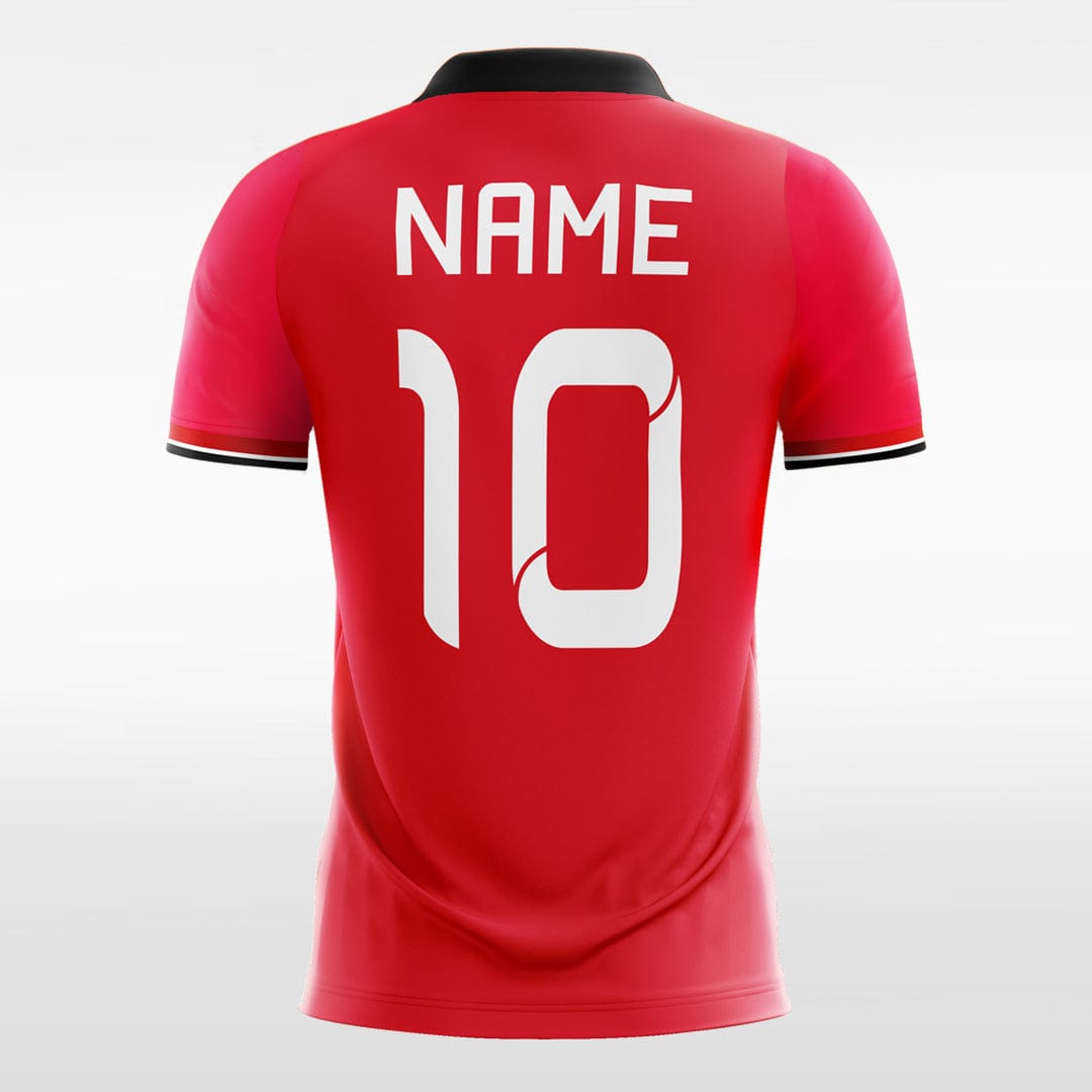 custom red jersey for women