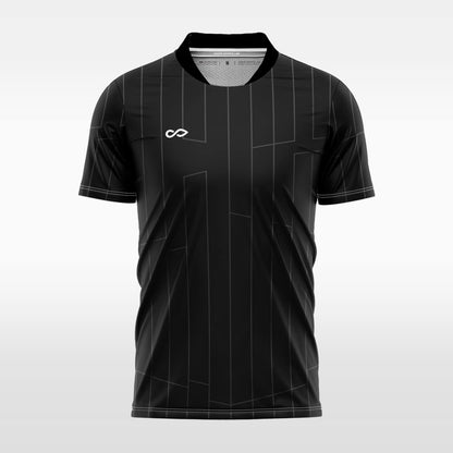   custom soccer jersey black sublimation