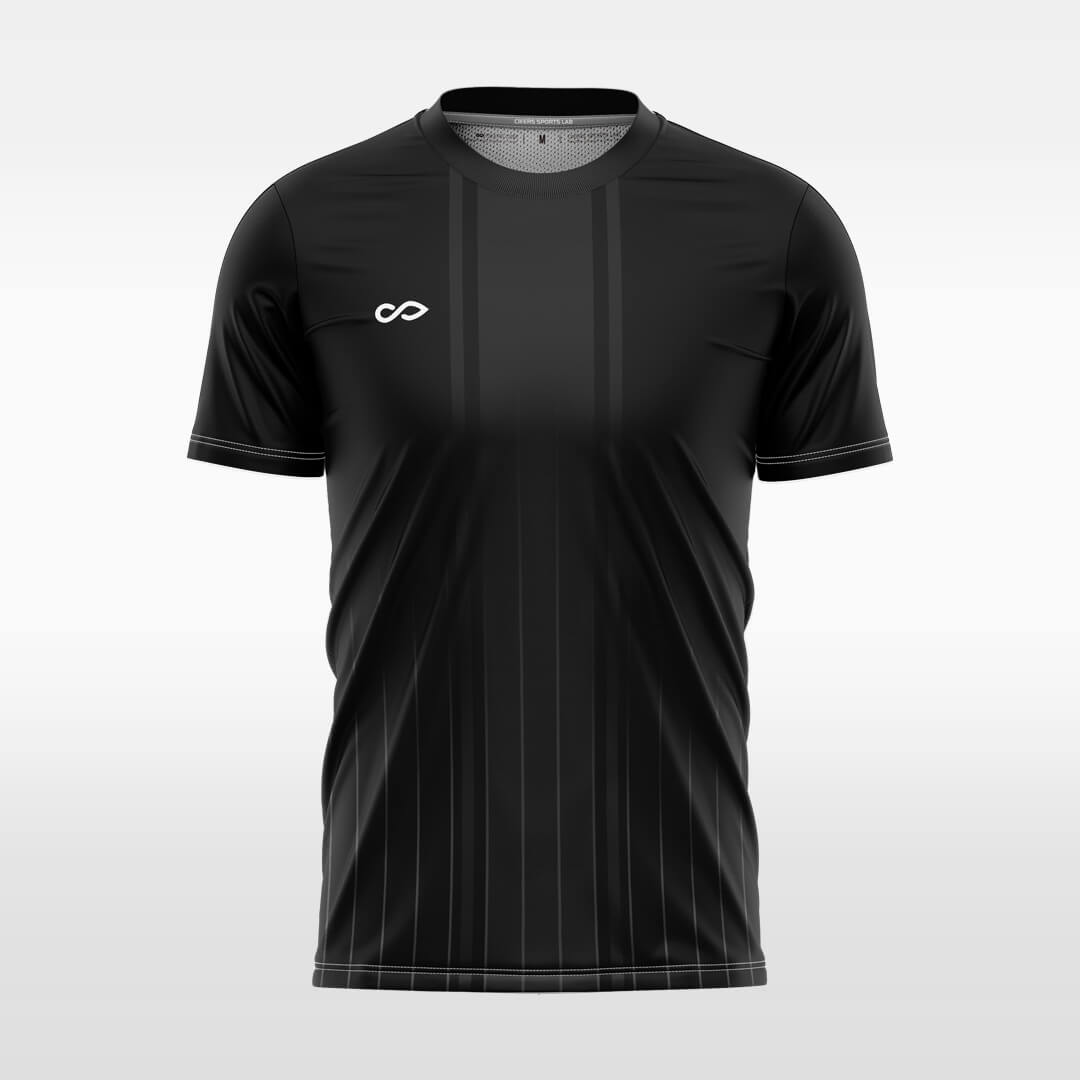 custom soccer jersey black sublimation