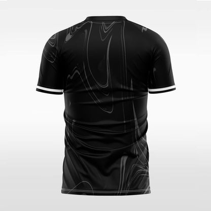 custom soccer jersey black