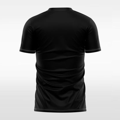 custom soccer jersey black