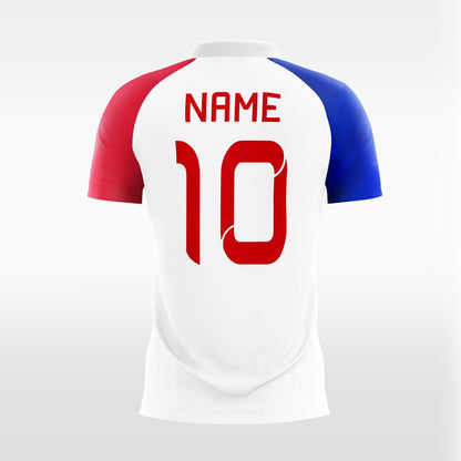 custom soccer jersey white