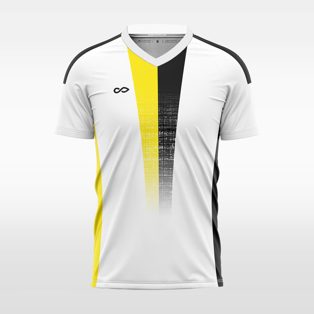  custom soccer jersey yellow sublimation