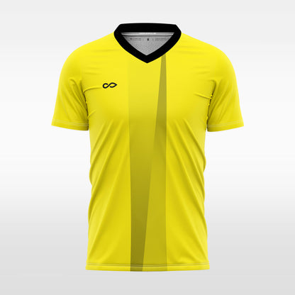  custom soccer jersey yellow sublimation