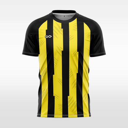 custom soccer jersey yellow sublimation